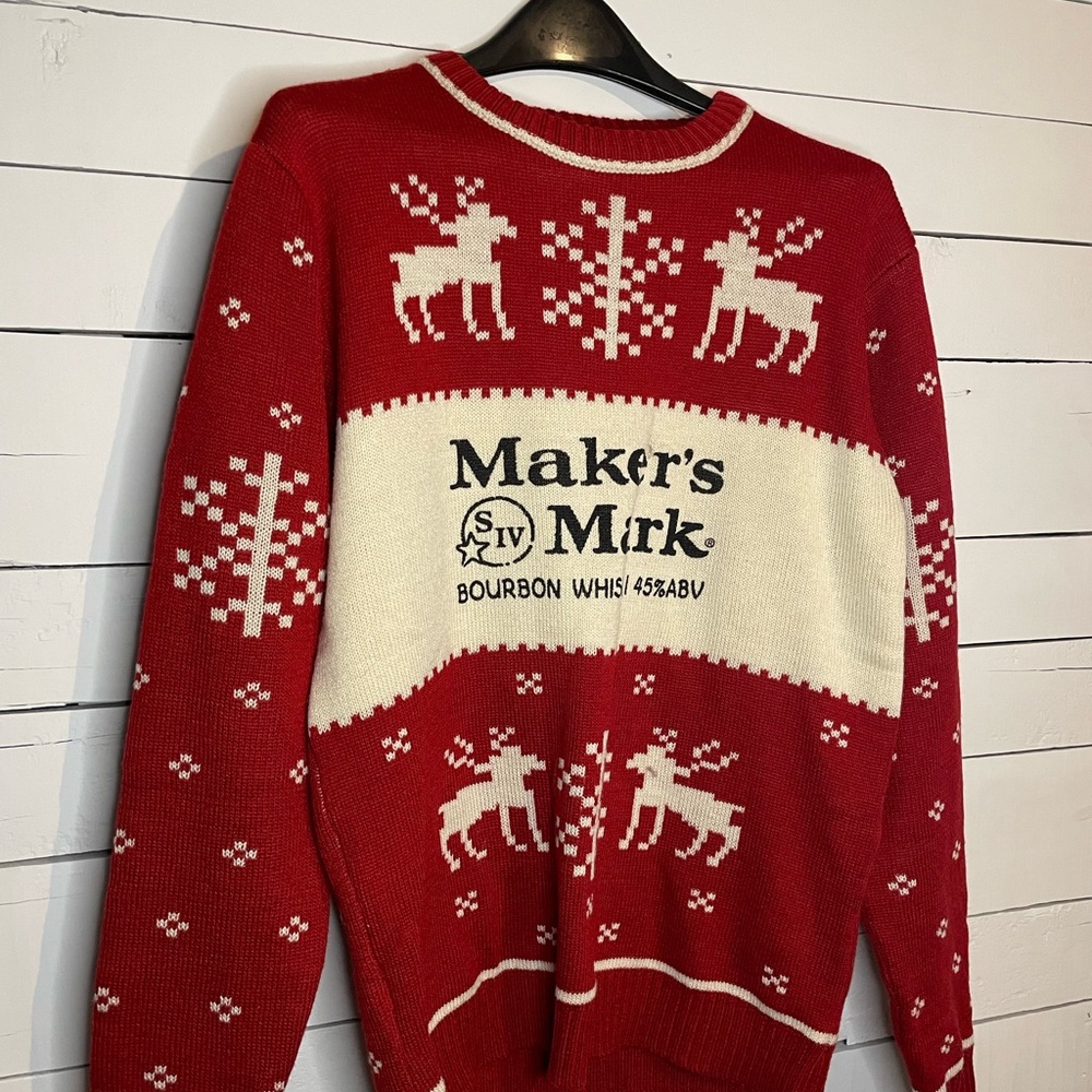 MAKERS MARK WHISKEY SWEATER
